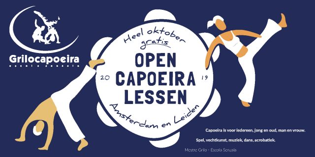 1 maand gratis meedoen met capoeira