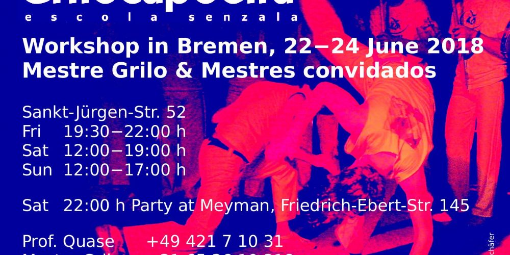 Grilo Capoeira &#8211; Workshop Bremen 2018