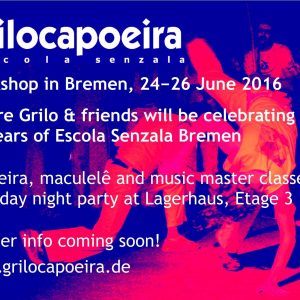 Grilocapoeira Workshop “25 Years of Escola Senzala Bremen”