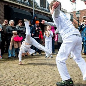 Capoeirademonstratie Voorschoten kids: KONINGSDAG 2016